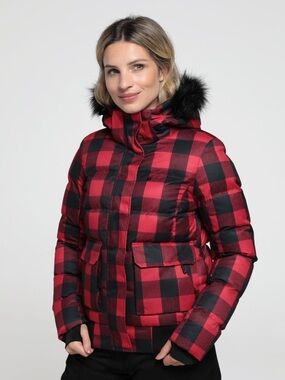 Mountain Warehouse Plaid Red & Black Jacket